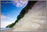 Křídové útesy a Baltské moře, Jasmund, národní park, Německo