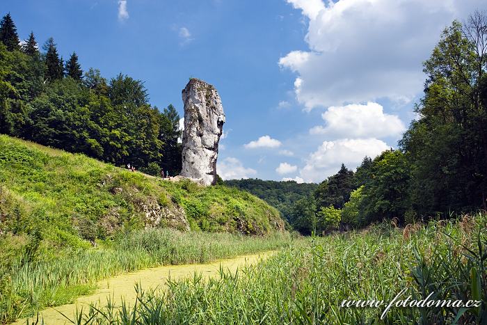 Fotka Skalní útvar Helkulův kyj, Ojcowski národní park