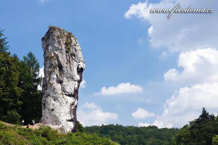 Fotka Skalní útvar Helkulův kyj, Ojcowski národní park