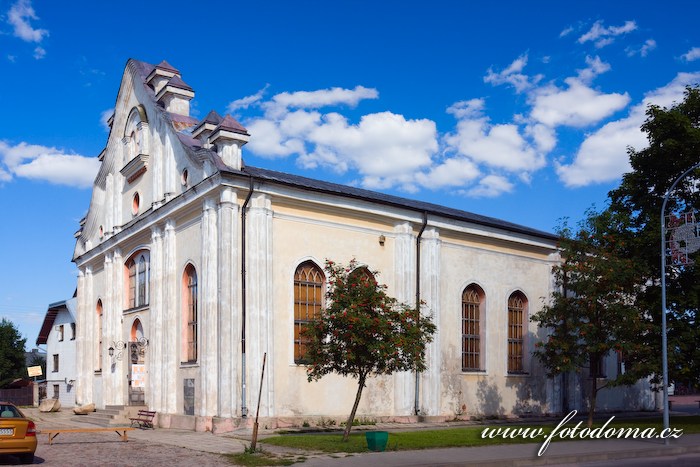 Fotka Bílá synagoga, Sejny, Polsko