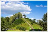 Bývalý opevněný hradní vrch na okraji Merkinė, Litva