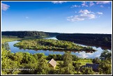 Soutok řeky Merkys a řeky Nemunas poblíž Merkinė, Národní park Dzūkijos, Litva