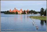 Ostrovní hrad Trakai, Památka UNESCO, Národní park Trakų istorinis, Litva