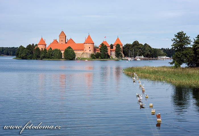 Fotka Ostrovní hrad Trakai, Litva