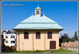 Kenesa (karaimský kostel) na ulici Karaimų, Trakai, Památka UNESCO, Národní park Trakų istorinis, Litva