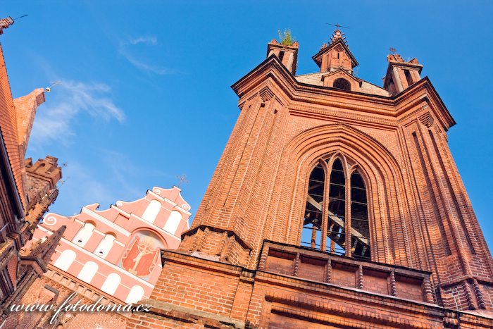 Fotka Kostel svaté Anny a Bernardinský klášter, Vilnius, Litva