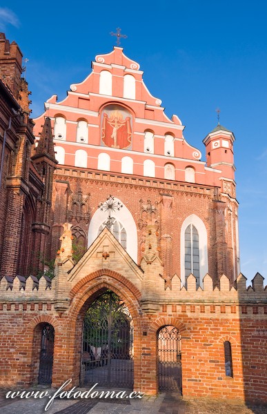 Fotka Kostel svaté Anny a Bernardinský klášter, Vilnius, Litva