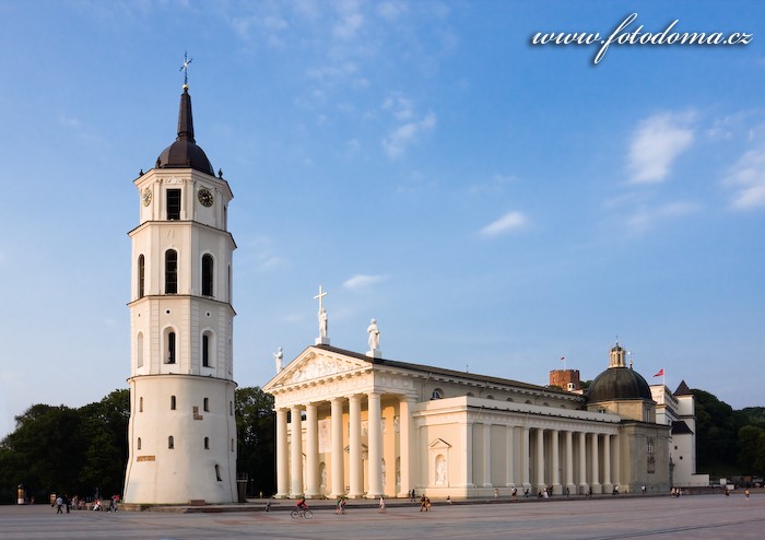 Fotka Vilniuská katedrála, Vilnius, Litva