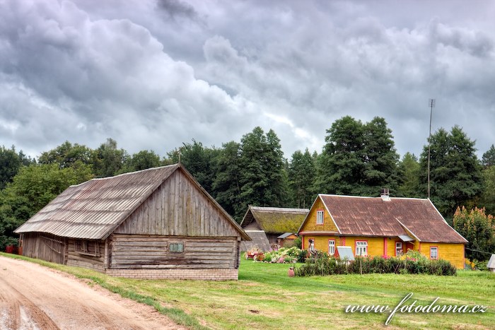 Fotka Vesnice Vaišnoriškė, Aukštaitijos národní park, Litva