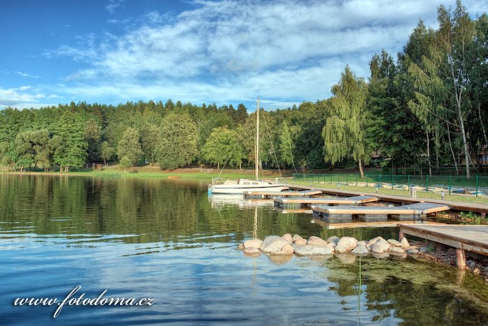 Fotka Kotviště v Palūšė, Aukštaitijos národní park, Litva