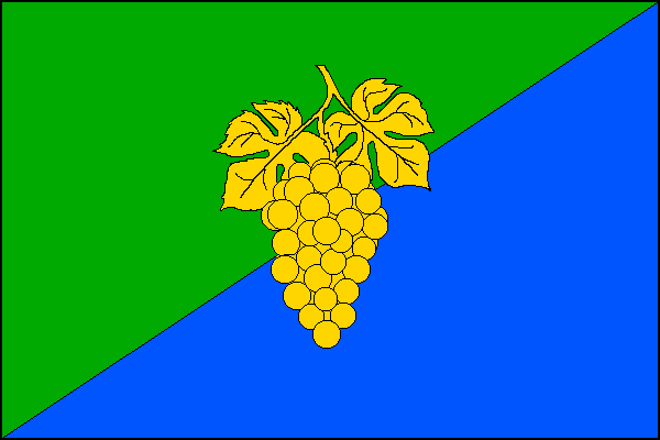 Vlajka obce Skalka