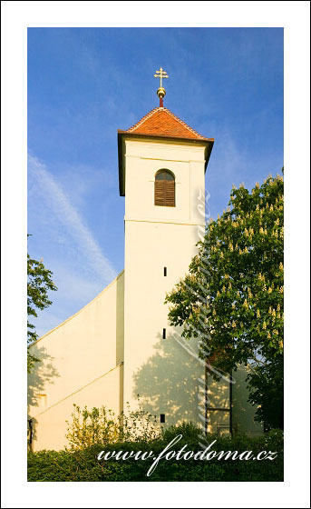 Fotka z obce Únanov, kostel sv. Prokopa