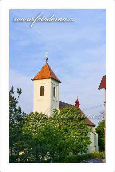 Fotka z obce Únanov, kostel sv. Prokopa